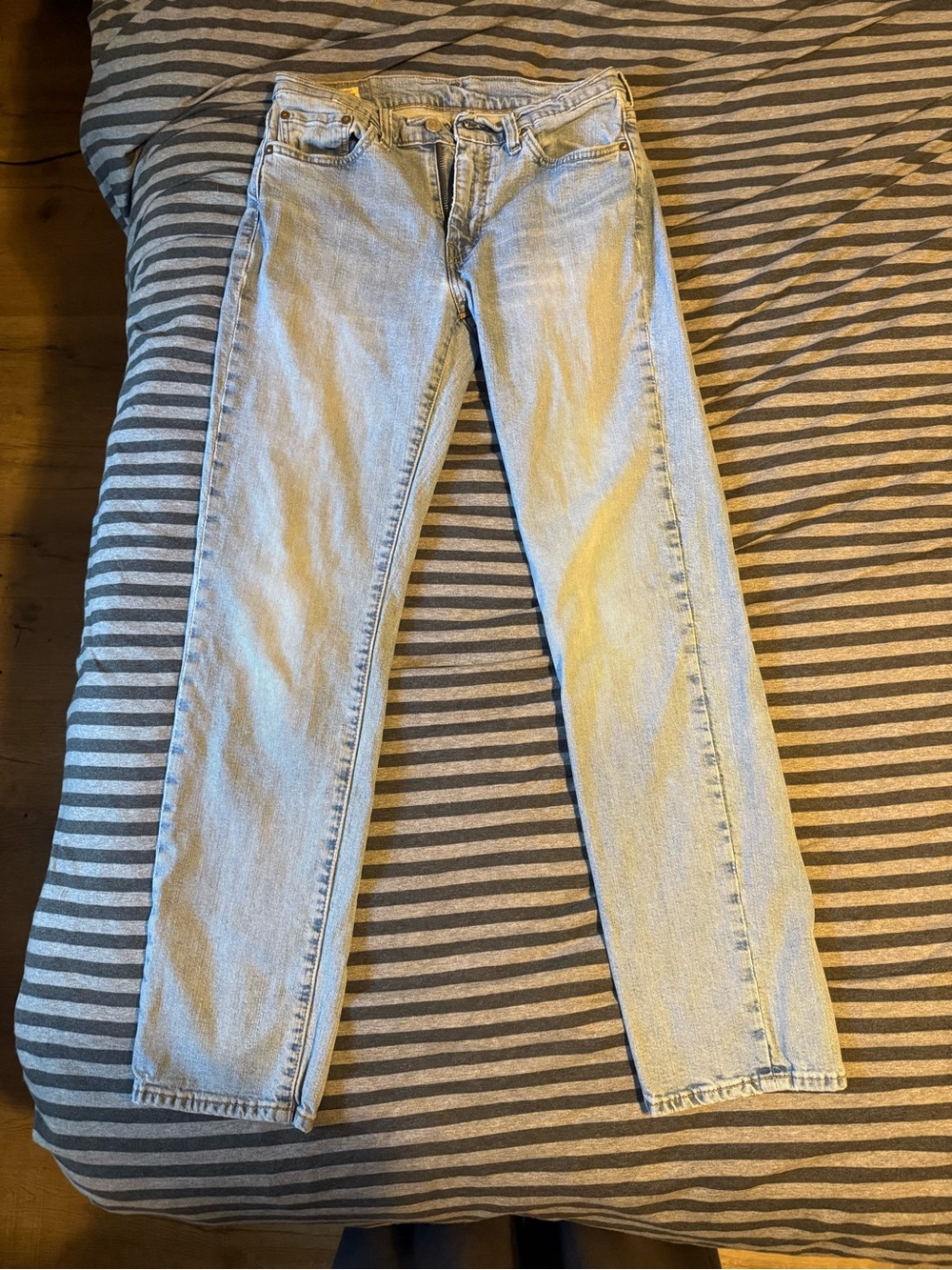 Levi's Light Blue Straight Leg Jeans